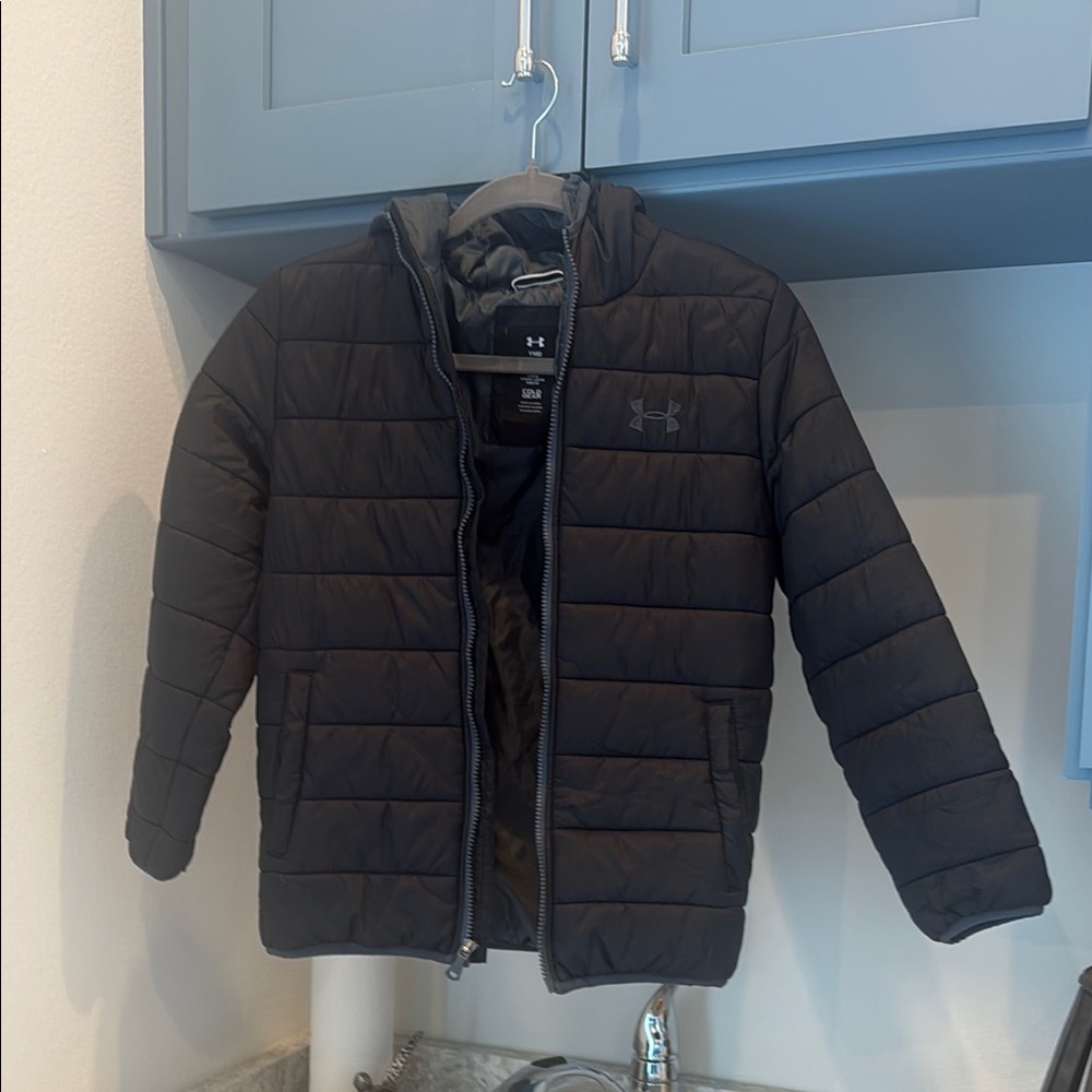 Under Armour Black Puffer Jacket Quilted Insulation